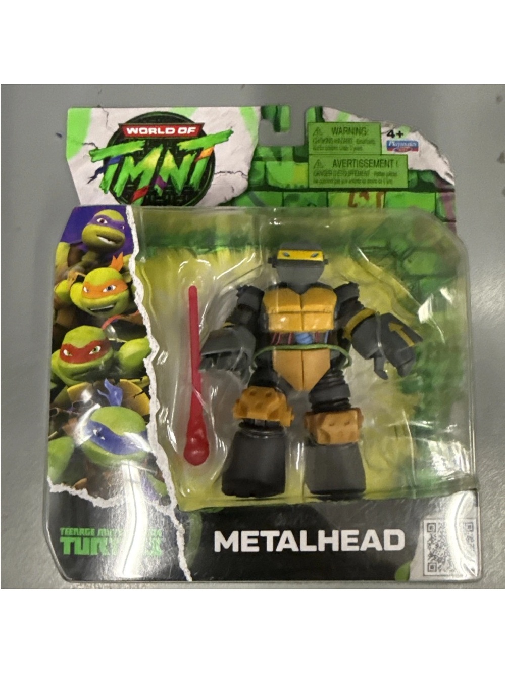 World of TMNT Teenage Mutant Ninja Turtles Metalhead Action Figure - 2026 4” New